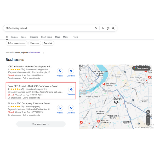 Google Business Ranking