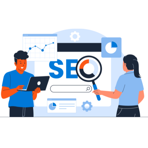 SEO Service Vactor Image